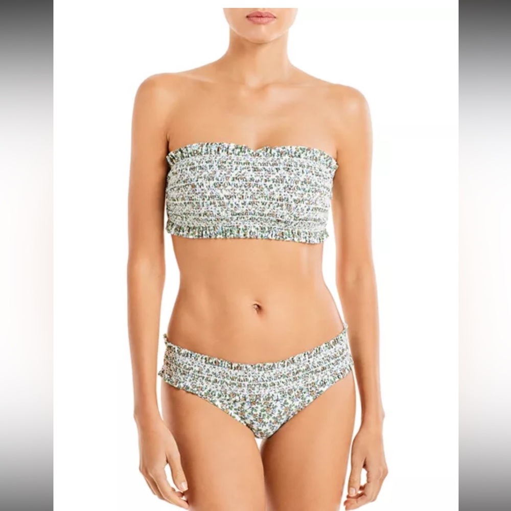 Tory Burch Costa Bandeau Bikini Top & Costa Hipster Bikini Bottom